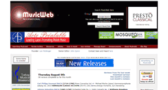 Desktop Screenshot of musicweb-international.com